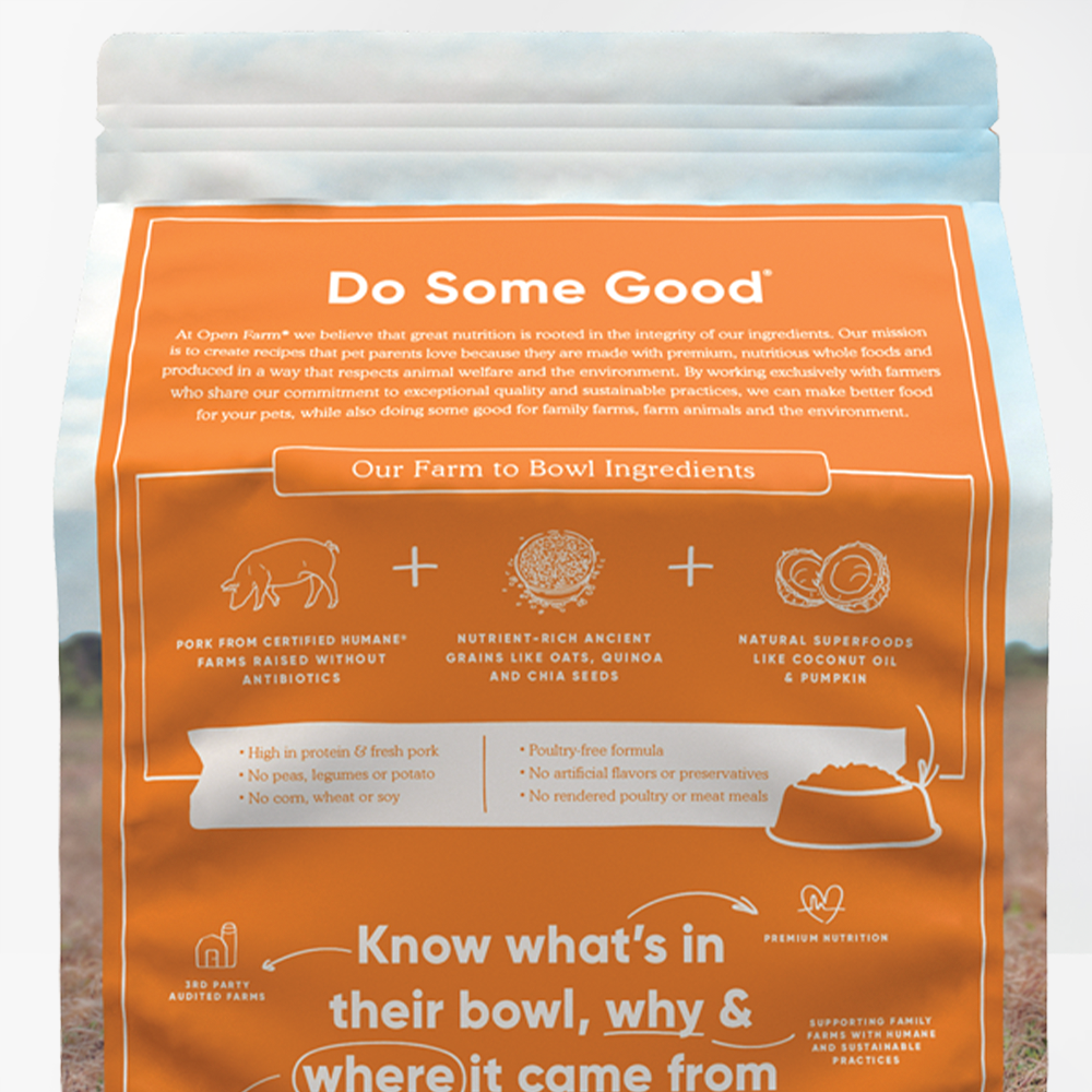 Farmer's Table Pork & Ancient Grains Dry Dog Food