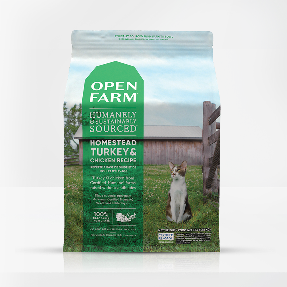 Homestead Turkey & Chicken Dry Cat Food