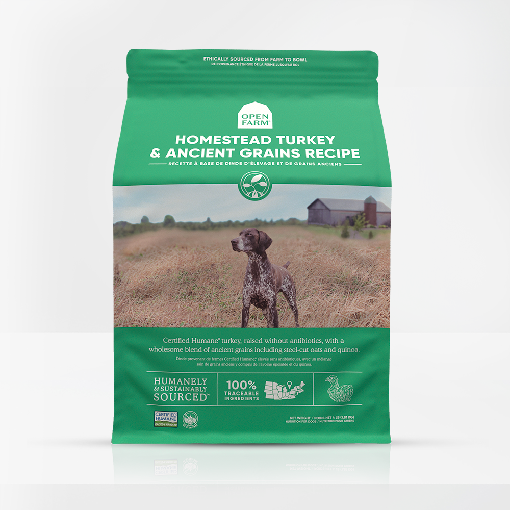 Homestead Turkey & Ancient Grains Dry Dog Food