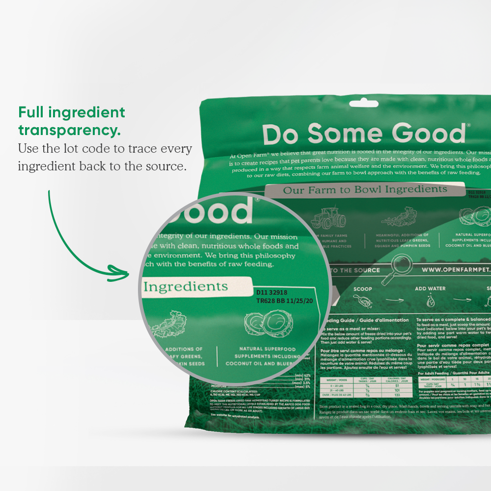 Homestead Turkey Freeze Dried Raw Dog Food