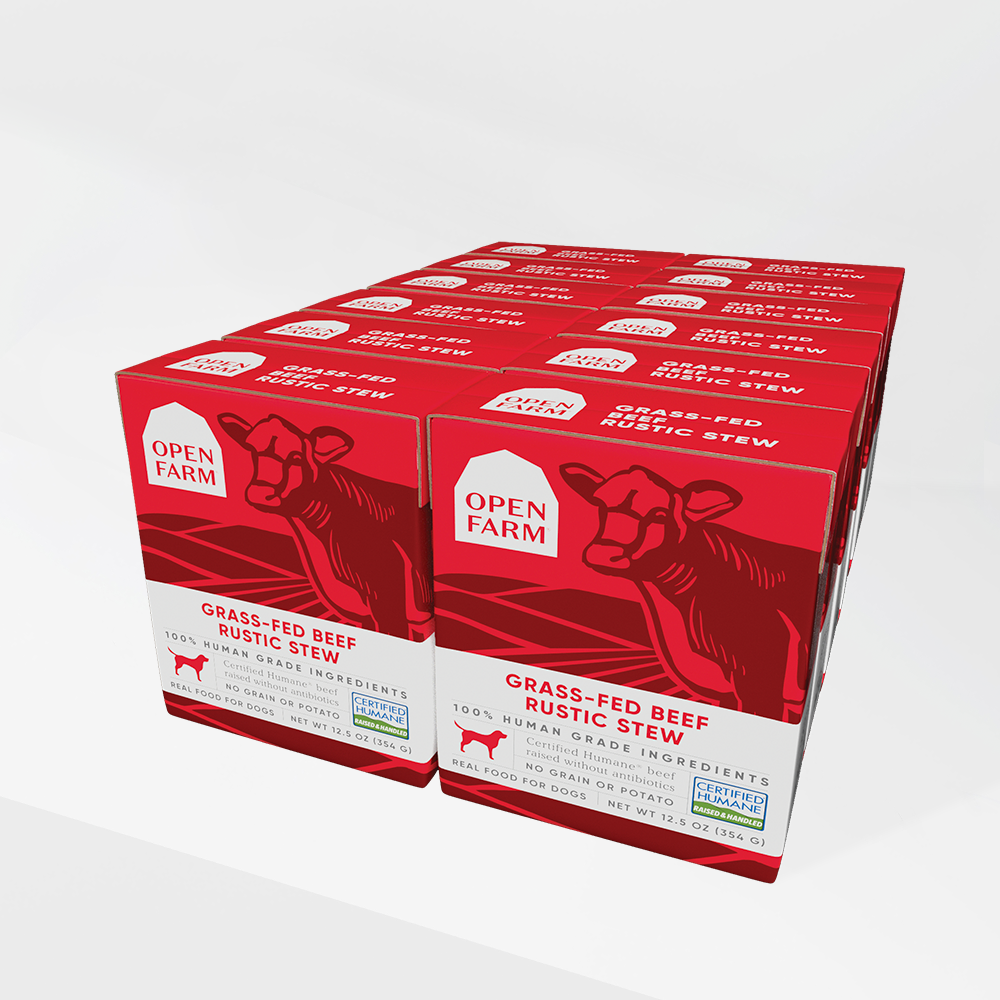Grass-Fed Beef Rustic Stew Wet Dog Food | Open Farm