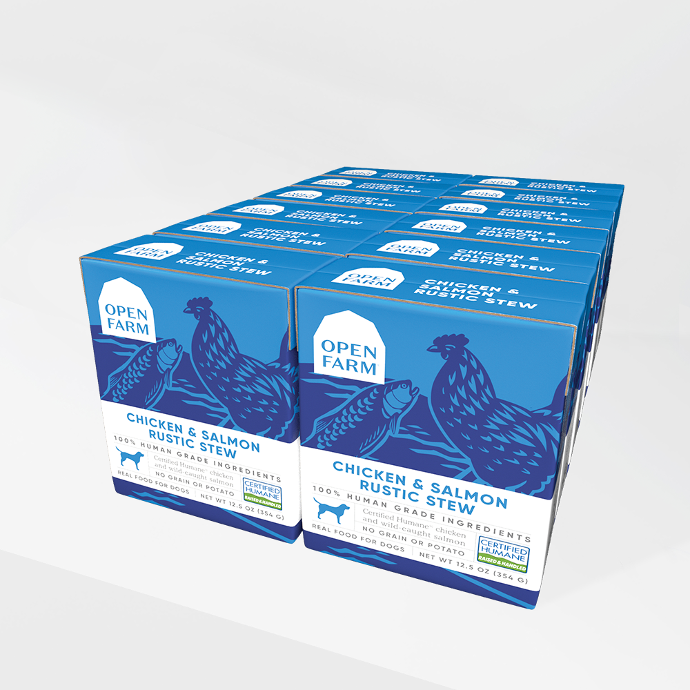 Chicken & Salmon Rustic Stew Wet Dog Food | Open Farm