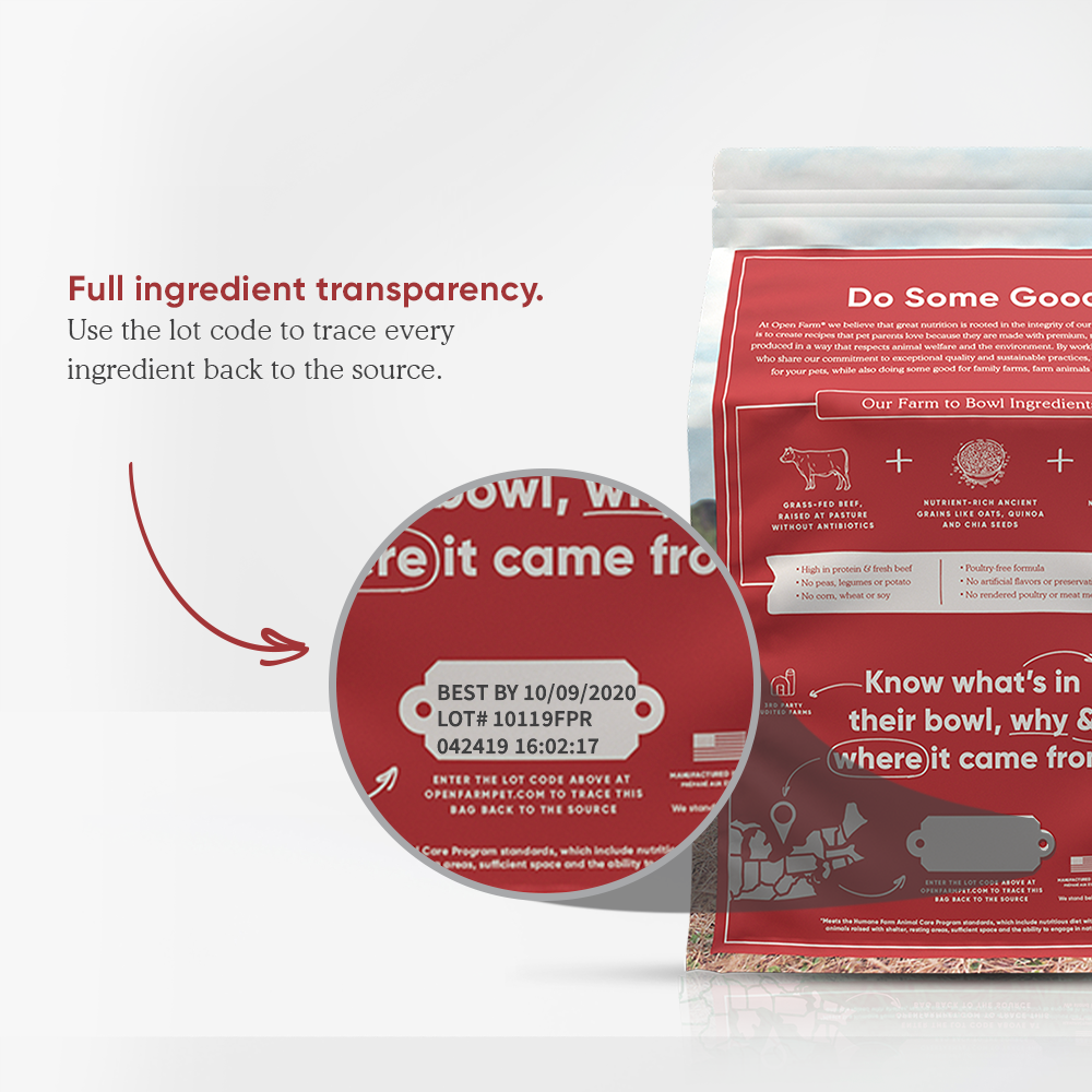 Grass-Fed Beef & Ancient Grains Dry Dog Food