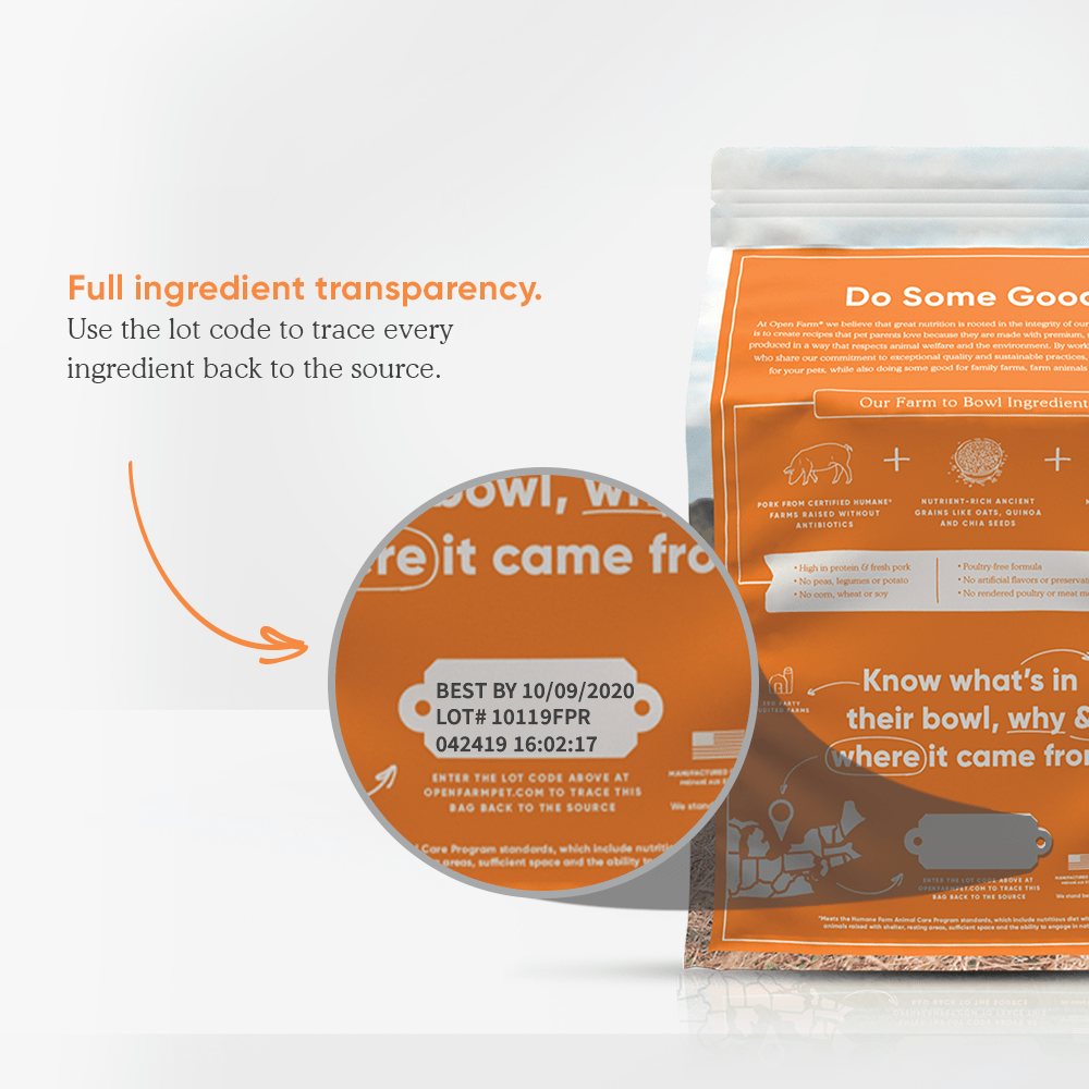 Farmer's Table Pork & Ancient Grains Dry Dog Food