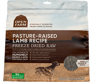 Pasture-raised Lamb Freeze Dried Raw Dog Food