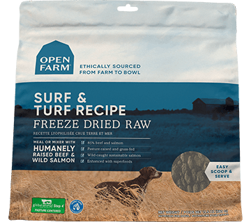 Surf & Turf Freeze Dried Raw Dog Food
