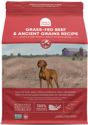 Grass-Fed Beef & Ancient Grains Dry Dog Food