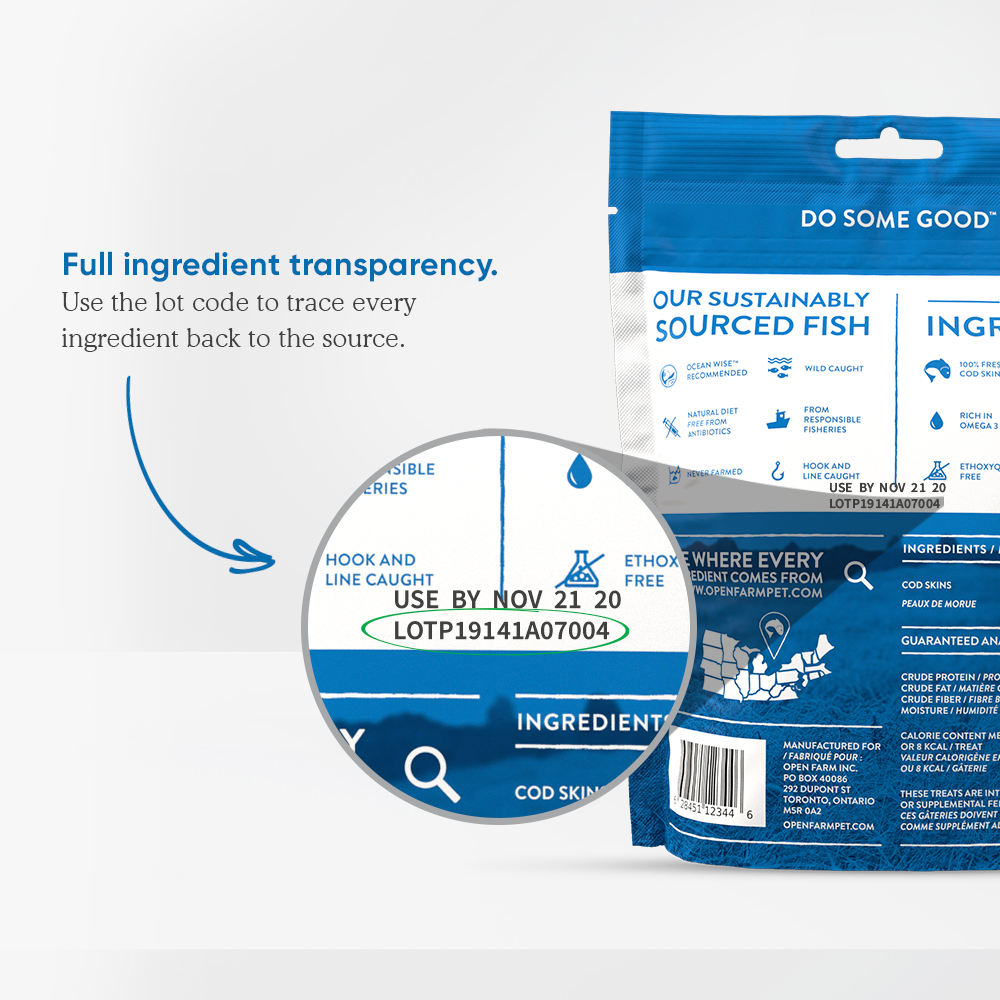 Dehydrated Cod Skins Treat