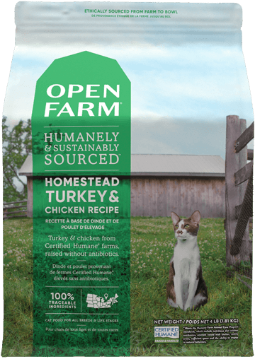 Homestead Turkey & Chicken Dry Cat Food