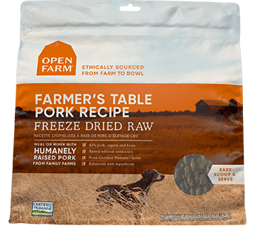 Farmer’s Table Pork Freeze Dried Raw Dog Food