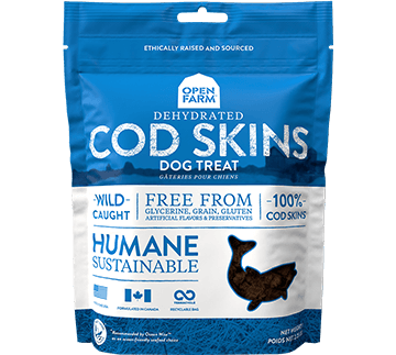 Dehydrated Cod Skins Treat